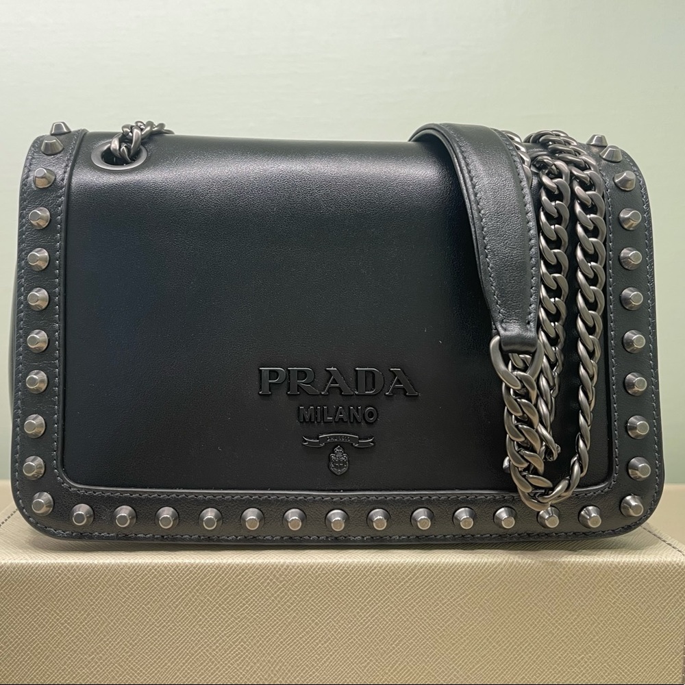 Prada calf skin cross body